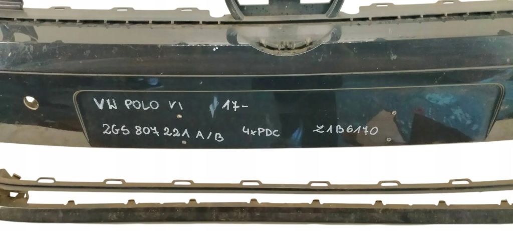 фото №6, Vw polo vi 6 2017- бампер передний перед 2gs807221a/b 4xpdc