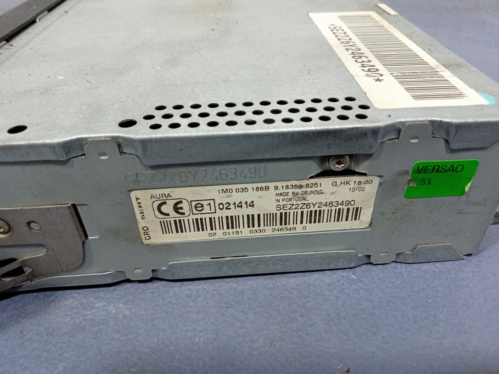 фото №5, Seat leon i toledo ii радио заводской oem кассеты aura 1m0035186b