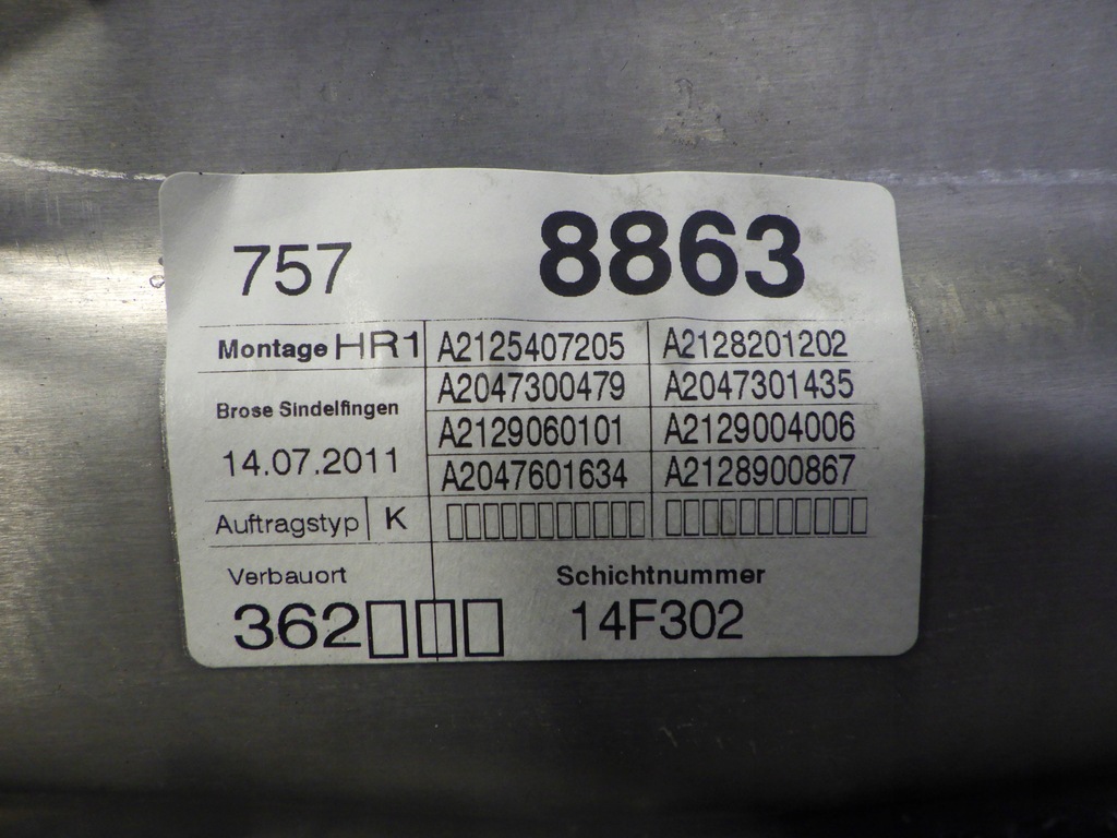 фото №11, Двері праве правий задня задні mercedes w212 kombi