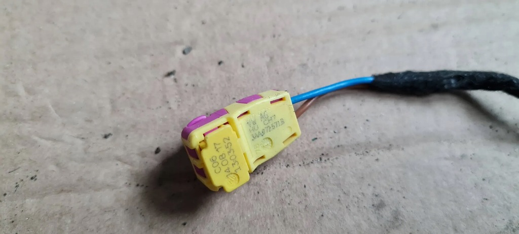 фото №5, A5 8w штекер колодка подушка безопасности 3aa972571b a4 b9 8w a5 q5 80a