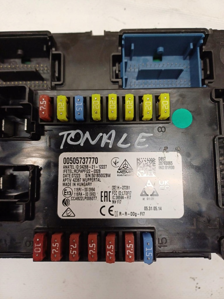 фото №3, Коробка bsi предохранителей alfa romeo tonale hornet 00505737770