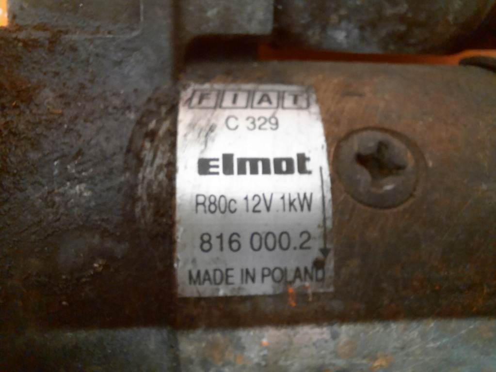 Fiat seicento 0,9 98-10 стартер 8160002 Зі Шроту