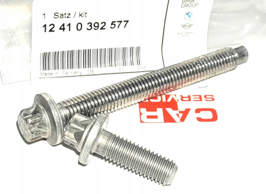 Купить Bmw 12410392577 болты aluminiowe стартер