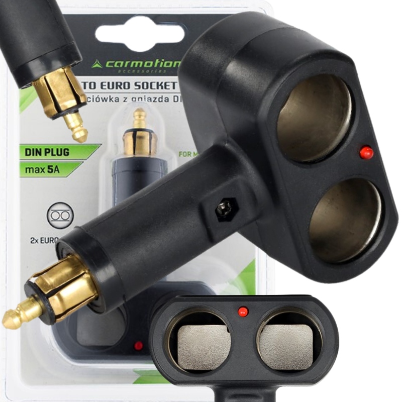 фото №12, Переходник с разъём din na 2x euro