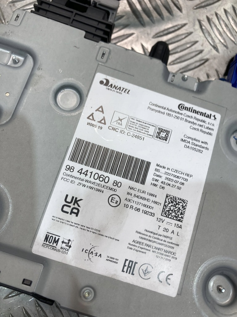 фото №1, Радио навигация citroen c4 iii 20- 9844106080