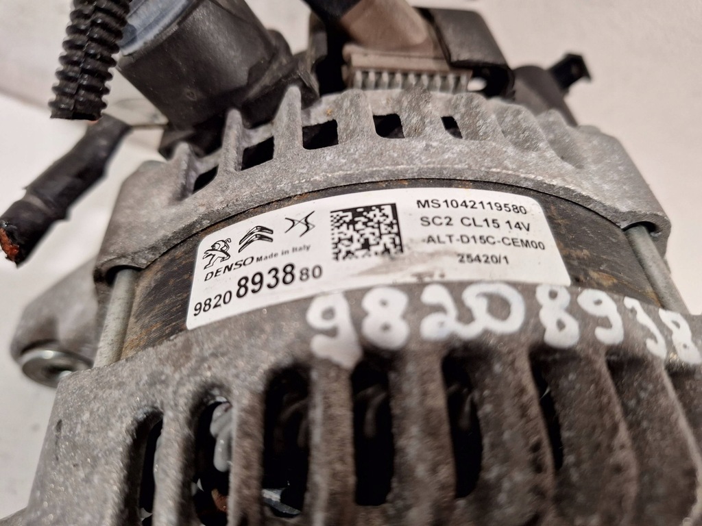 фото №5, Генератор denso 9820893880 peugeot partner iv rifter 1.5 hdi 18-