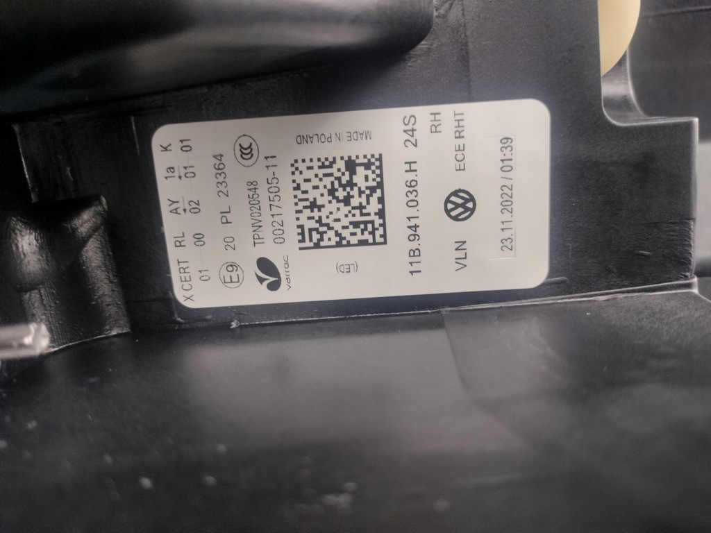 фото №7, Vw id.4 id4 лампа перед ліва права full led iq light 11b941036h 11b941035h