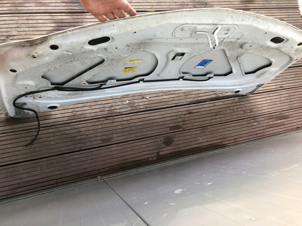 фото №6, Clio iii капот кришка перед білий dv369