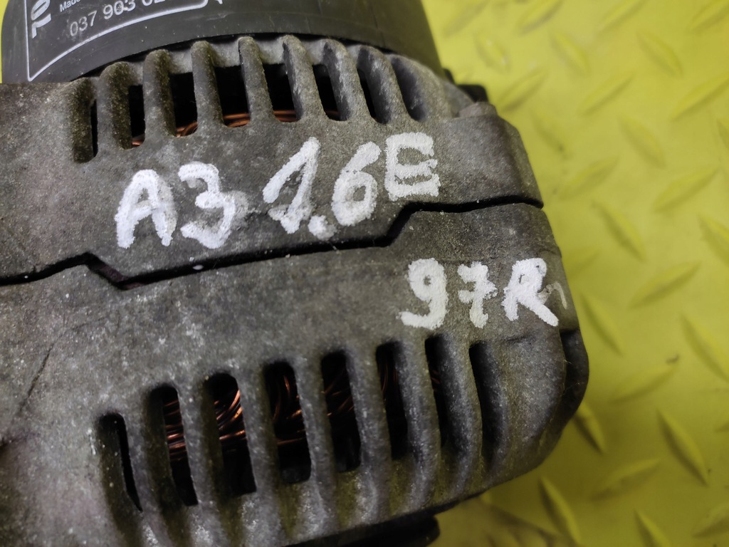 фото №6, Audi a3 1.6 генератор 0123310037