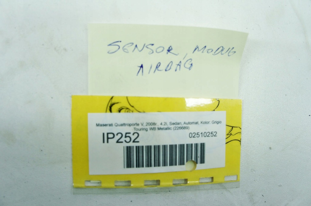 фото №5, Ip252 maserati quattroporte v модуль датчик подушка безопасности