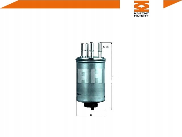 фото №2, Knecht фильтр топлива land rover discovery iii range