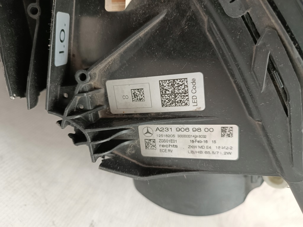 фото №13, Лампа правая full led mercedes sl r231 lift 2016-2020 w231 - europa