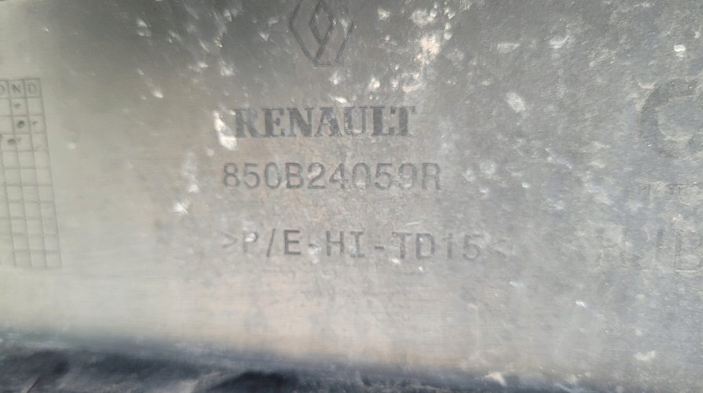 фото №8, Renault captur ii 19- бампер задний задняя накладка накладка-спойлер // 1783