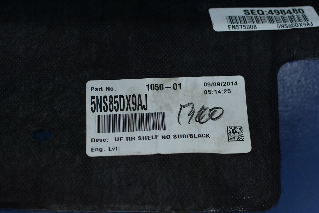 фото №5, Chrysler 200 полиця задня 5ns85dx9aj