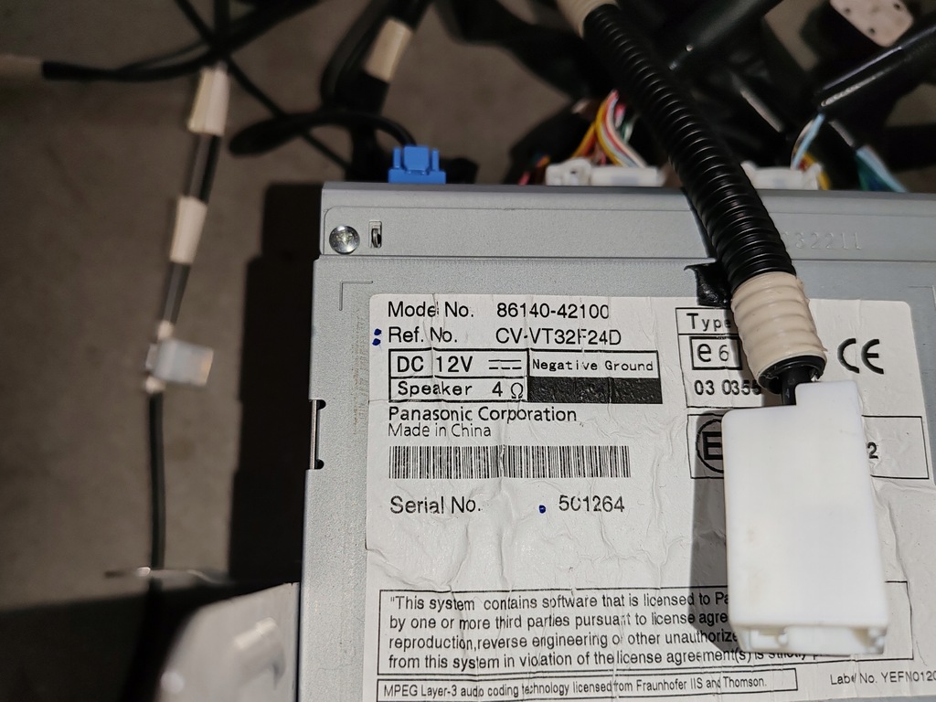 фото №5, Навігація радіо оригінальні 86140-42100 86840yy130 toyota rav-4 iv 12-15