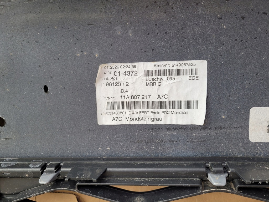 фото №15, Vw id4 id 4 id.4 20r- бампер передний перед