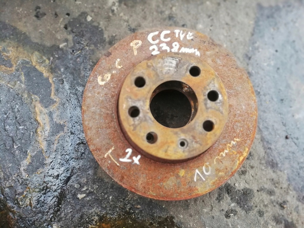 фото №1, Opel meriva b 1.4 гальмівні диски гальмівні задня задні kpl