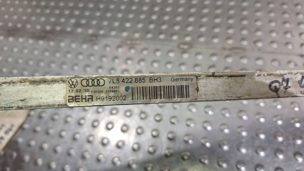 фото №5, Радиатор масла 7l8422885 vw touareg 7l porsche cayenne 9pa audi q7 4l