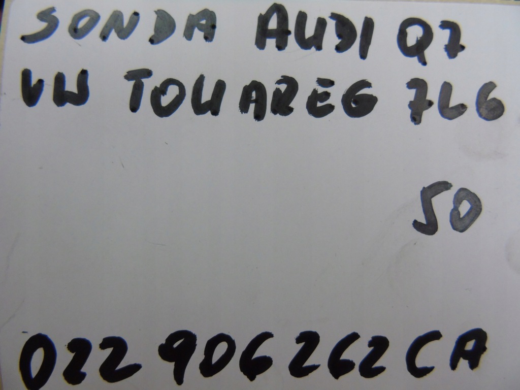 фото №5, Idealna kpl. датчик лямбда-зонд audi q7 vw touareg 7l6 1