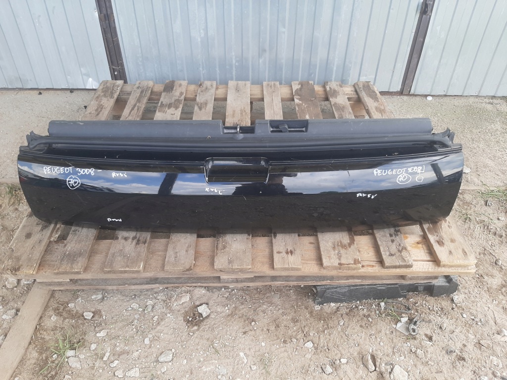 фото №1, Крышка багажника борт накладка задняя нижняя peugeot 3008 i 2009-2012