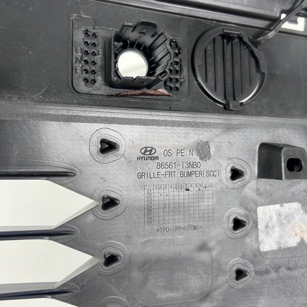 фото №14, Hyundai kona n-line решётка нижняя dół бампера передний перед 86561-i3nb0