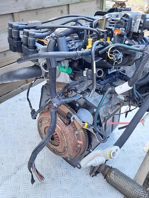 фото №16, Fiat panda 500 punto ii 1.2 8v 60km двигатель kompletny 1.2 бензин 188a4000