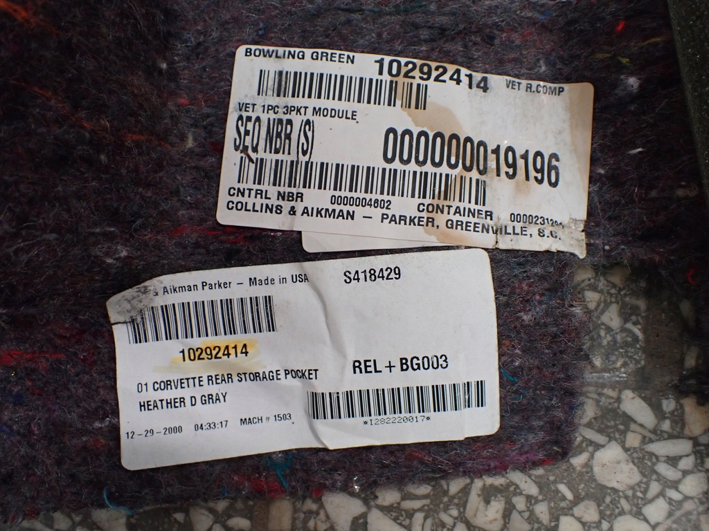 фото №9, Chevrolet corvette c5 обшивка багажника 97-04