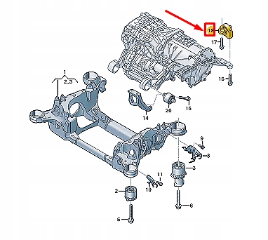 фото №1, Audi e-tron gt rear правий двигун кронштейн кронштейн 9j1399111c
