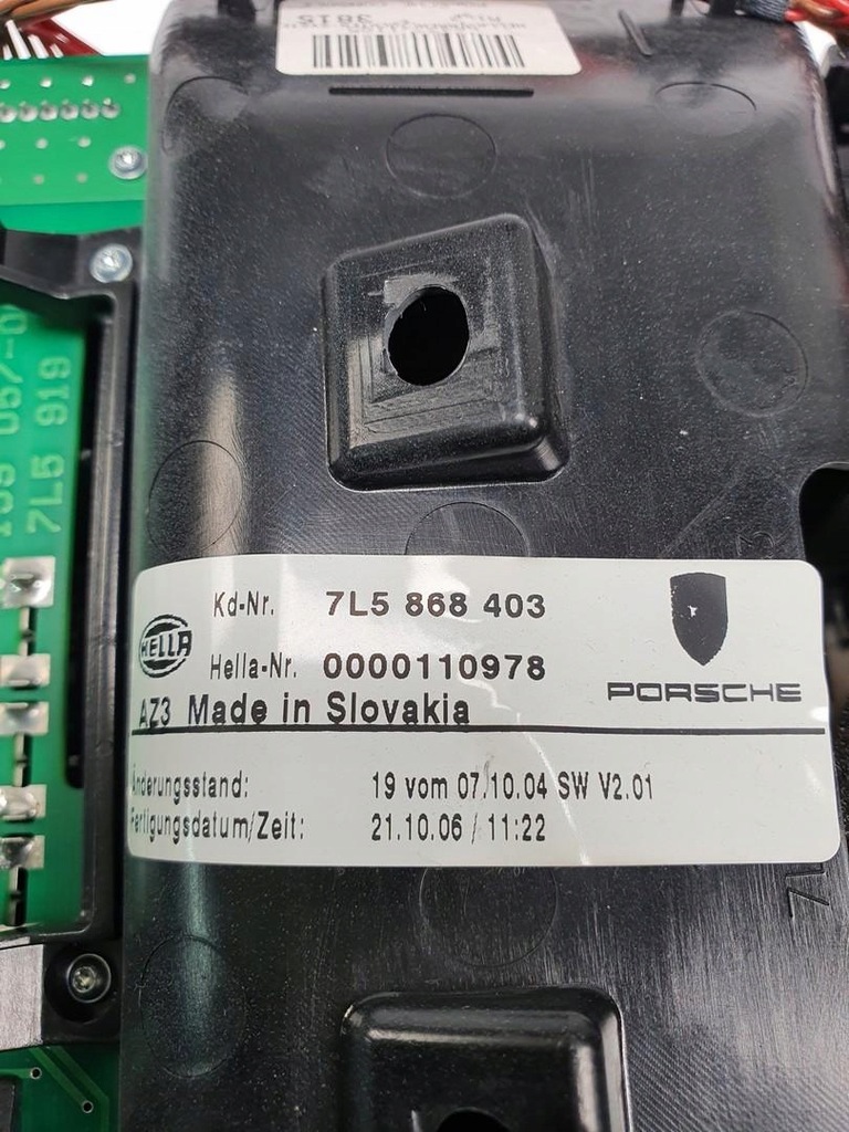 фото №6, Лампа освещение салона кнопки porsche cayenne 7l5868403