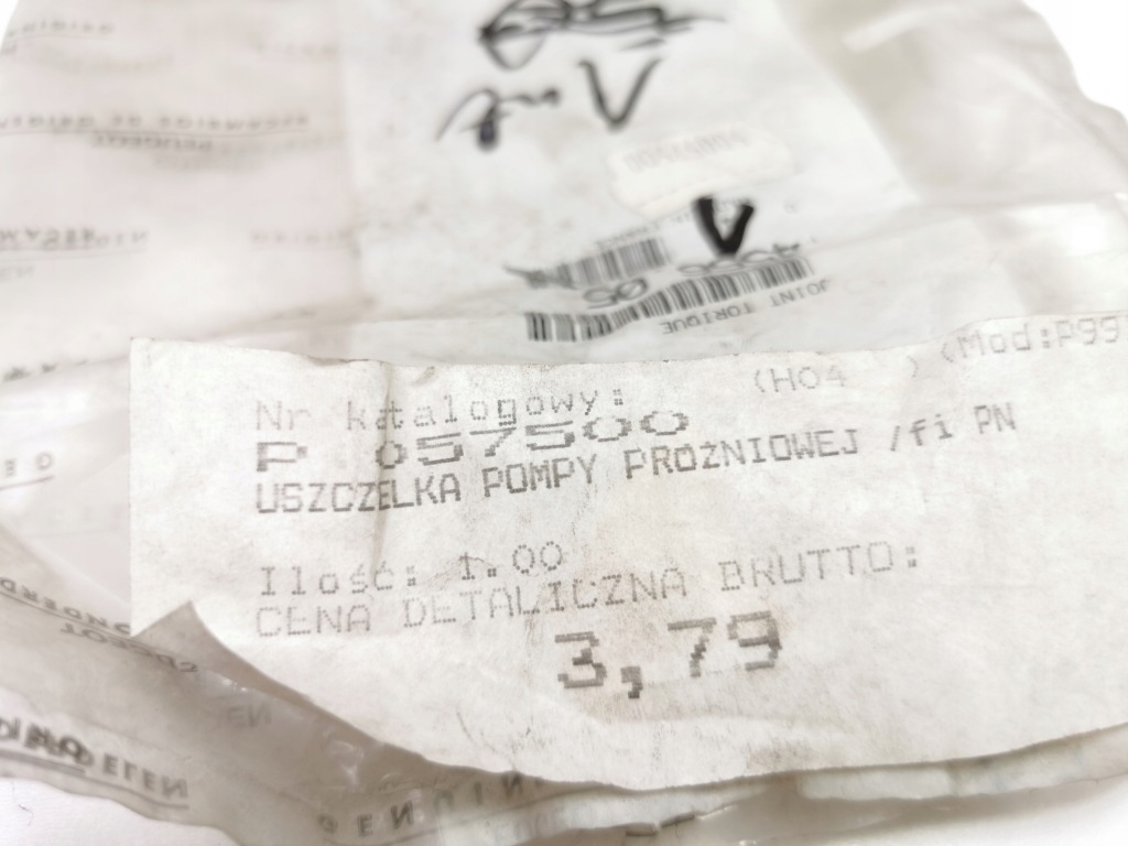 Прокладка насоса вакуум psa велика Зі Шроту