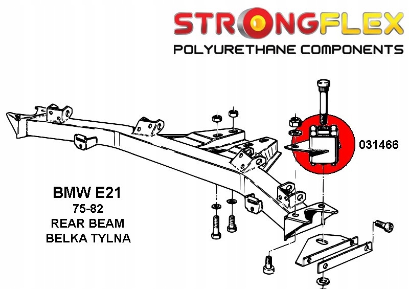 фото №2, 031466b - втулка балка задний strongflex