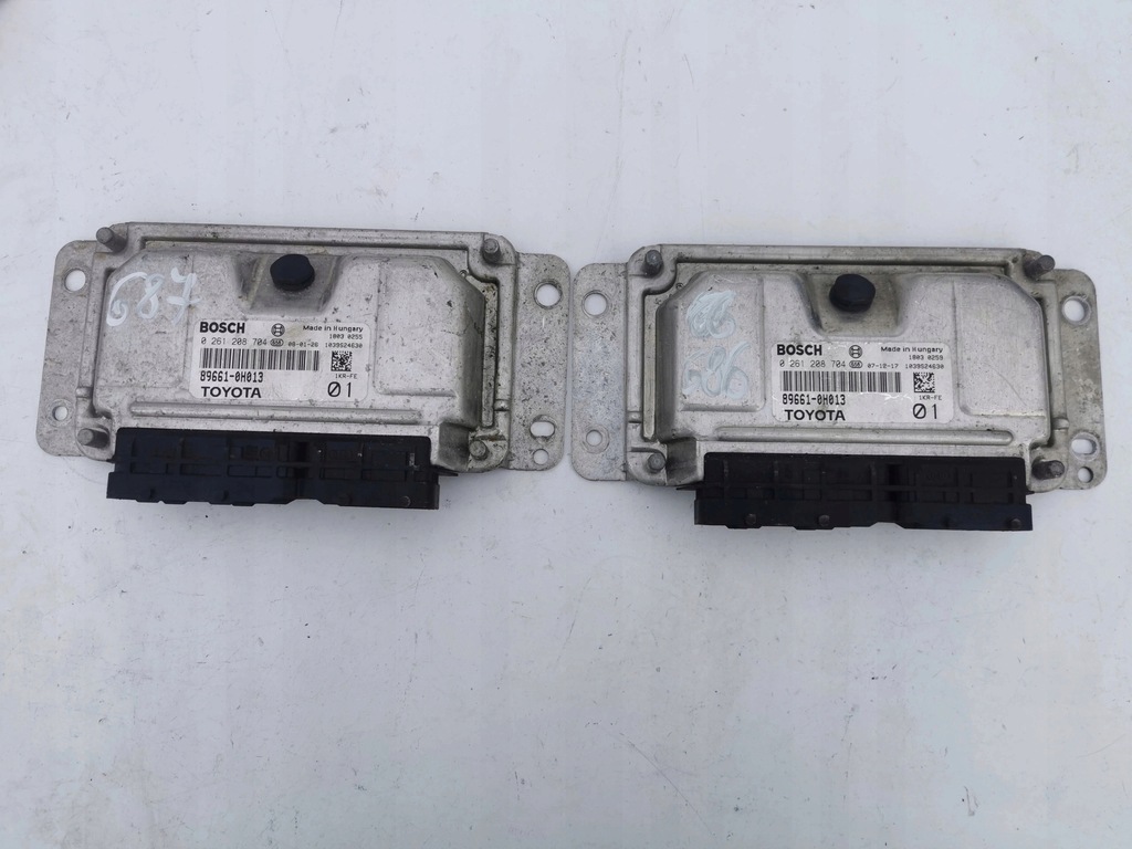 фото №9, Peugeot 107 1.0b 89661-0h013 0261208704 бортовой компьютер e