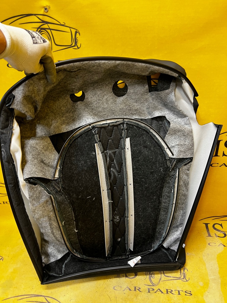 фото №6, Обшивка сидіння сидіння задня правий права шкіра merino schwarz bmw x5 g05