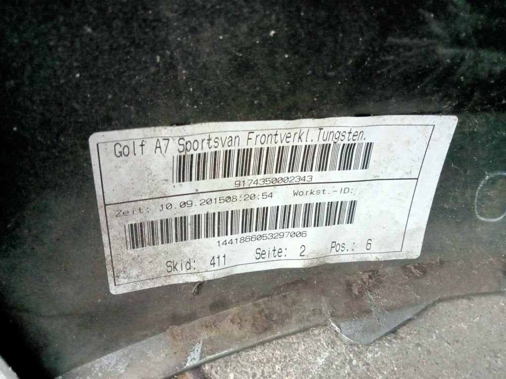 фото №15, Volkswagen vw golf sportsvan - бампер перед 510807221f