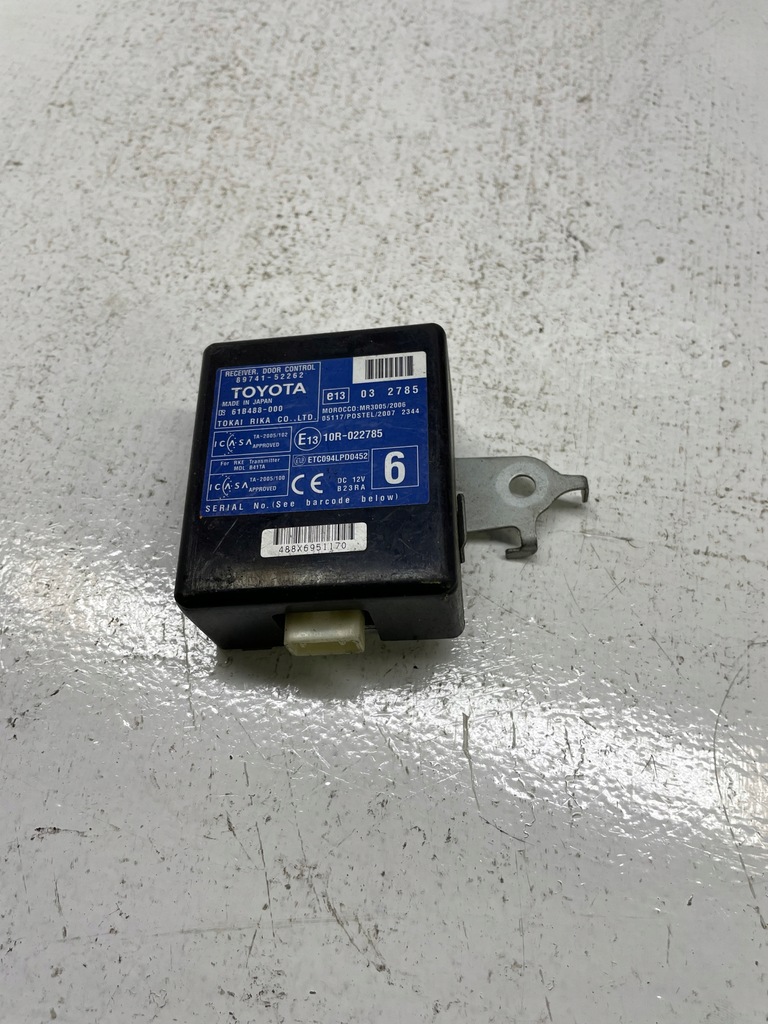 фото №1, Бортовий комп'ютер блок керування модуль toyota 89741-52262