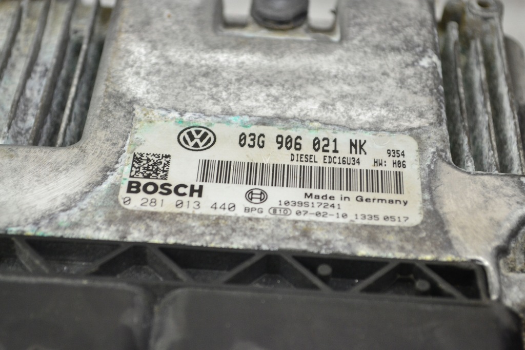 фото №11, Vw passat b6 2.0 tdi 140 бортовой компьютер двигателя набор стартовый иммобилайзер 03g906021nk