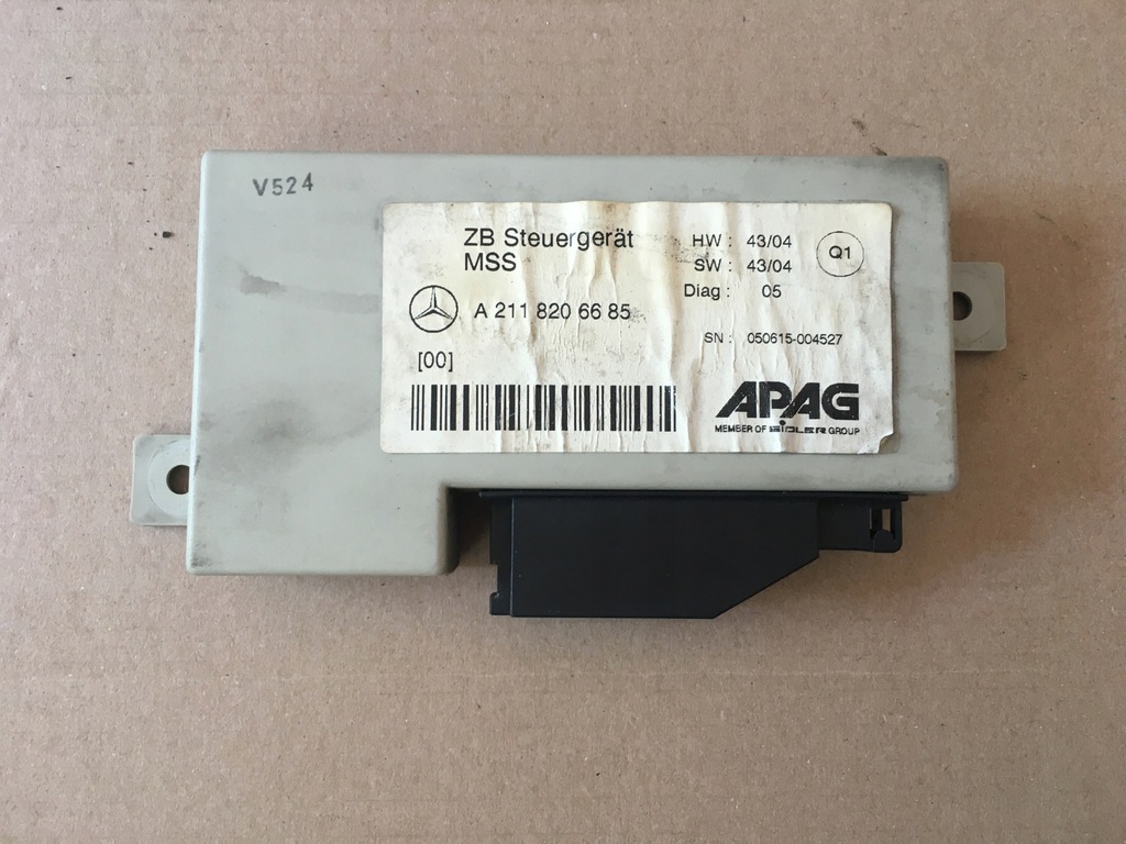 фото №1, Mercedes e klasa w211 модуль mss a2118206685