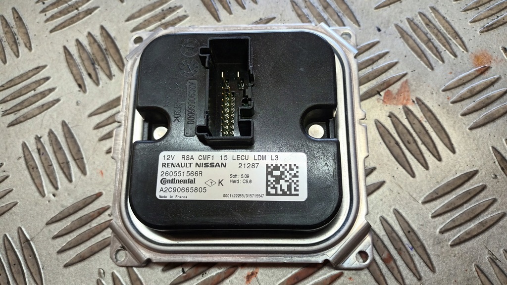 фото №1, Модуль перетворювач led renault nissan dacia 260551566r