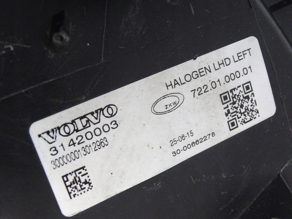 фото №8, Лампа перед передня ліва volvo v40 12-16