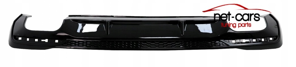 фото №8, Диффузор спойлер audi a4 b9 8w lift 20- насадки чёрный sline s4