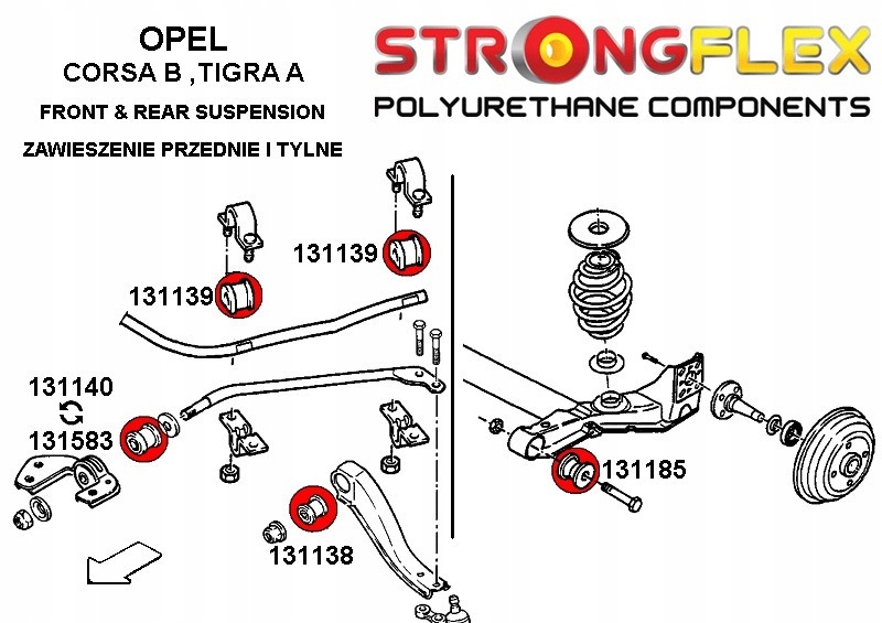 фото №2, 131185b - втулка задний балка strongflex
