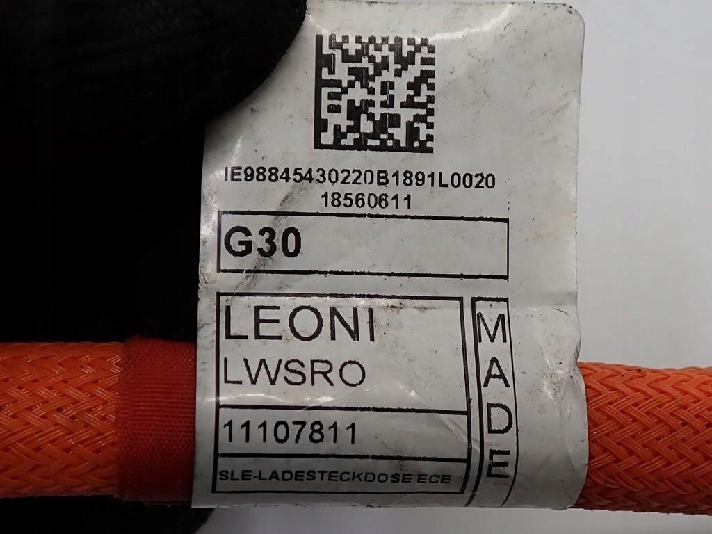 фото №8, Разъём шланг зарядки жгут электропроводка bmw 5 g30 g31 2.0i 530e b48 20r