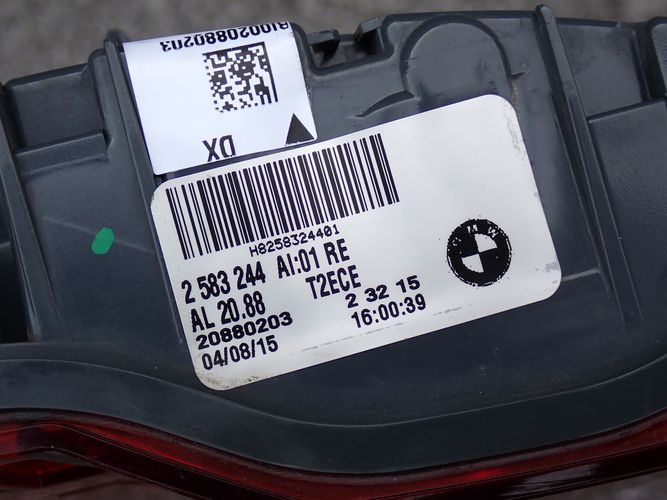 фото №7, Bmw g11 g12 7 led лампа правая задняя задняя w крышка