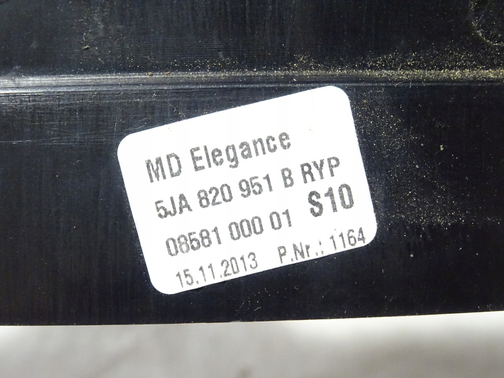 фото №7, Ґрати обдув перед передні середній seat toledo iv 4 6ja 12-1 5ja820951b