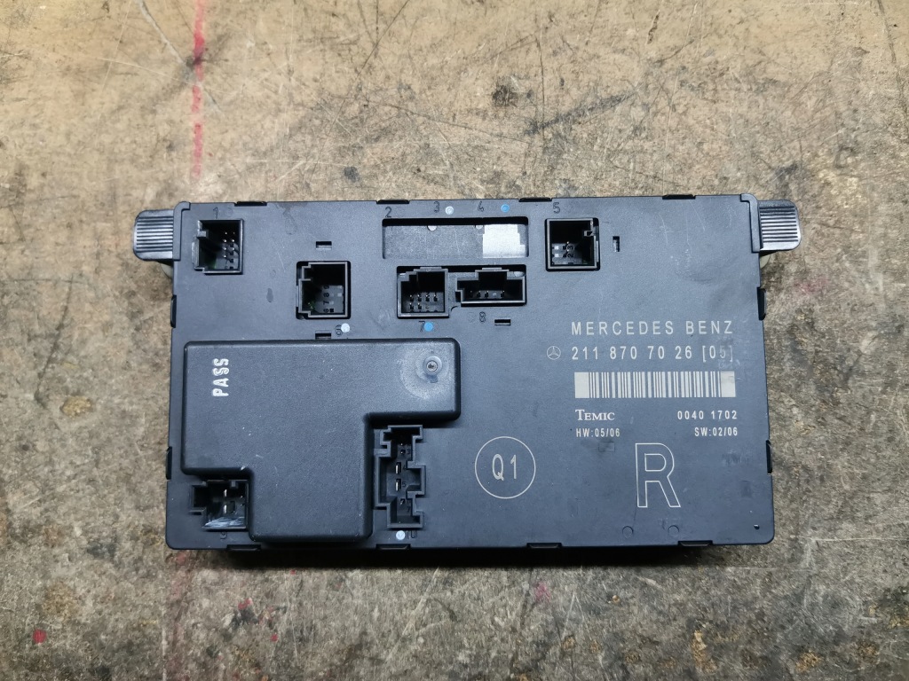 фото №1, Модуль блок керування двері правий перед mercedes w211 2118707026
