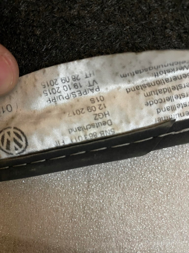 фото №8, Vw tiguan ii килимки оригінальні комплект 5nb863011