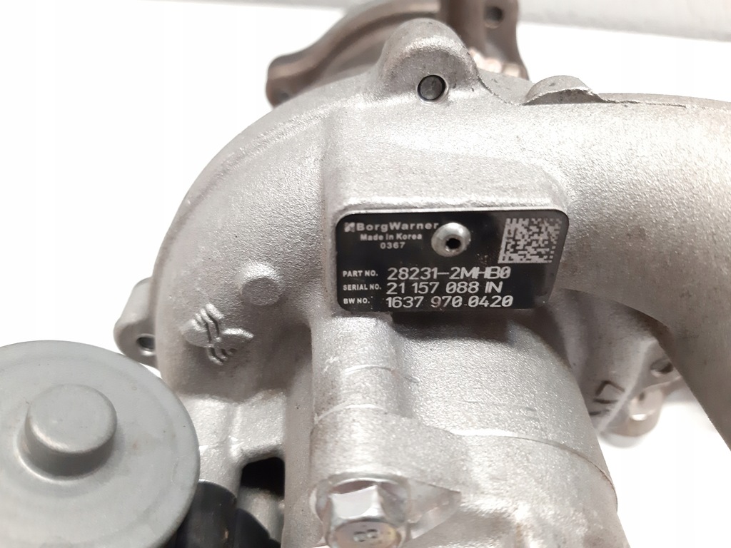 фото №7, Турбонагнітач tucson iv 1.6 tgdi hyb 28231-2mhb0