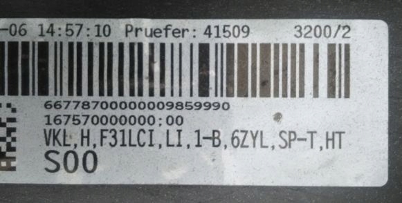 фото №6, Bmw 3 f31 lci lift luxury бампер задняя