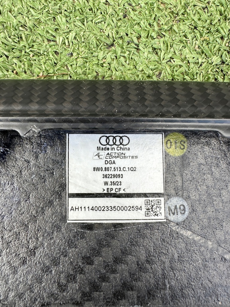 фото №9, Audi rs4 8w0807513c спойлер карбон бампер перед