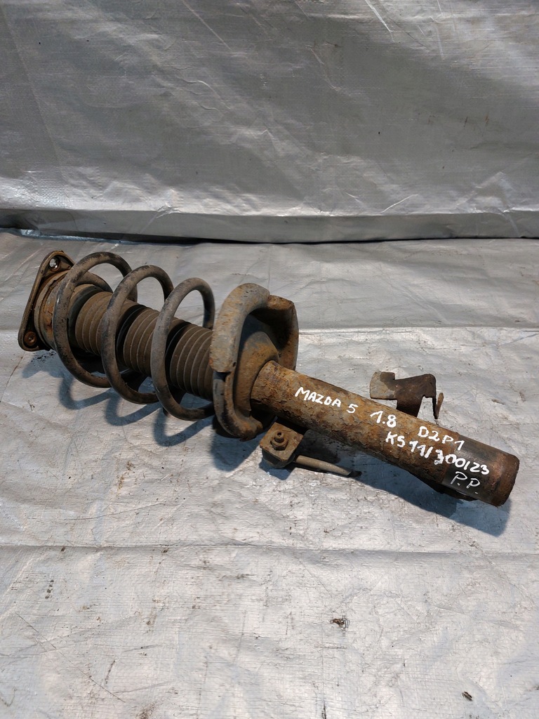 фото №1, Амортизатор пружина правый перед mazda 5 i 1.8 16v